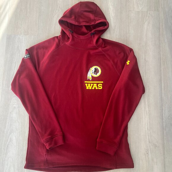 Under Armor Washington Redskins NFL Combine Authentic ColdGear Hoodie XL HTTR - Picture 1 of 7